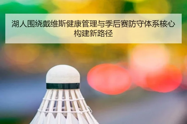 湖人围绕戴维斯健康管理与季后赛防守体系核心构建新路径 - leyu